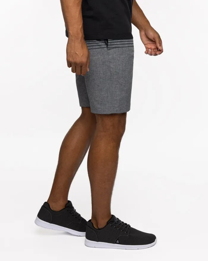 Men Shorts TravisMathew PLAYA DEL CARMEN SHORT 9IN Heather Quiet Shade Men Shorts TravisMathew PLAYA DEL CARMEN SHORT 9IN Heather Quiet Shade