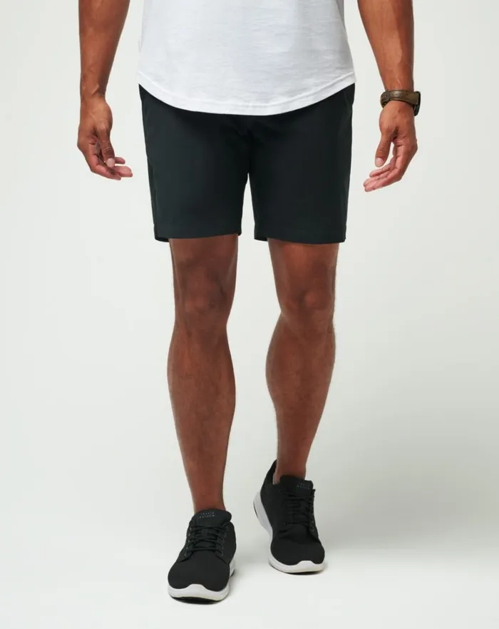 Men Shorts TravisMathew TECH CHINO SHORT 8IN Black