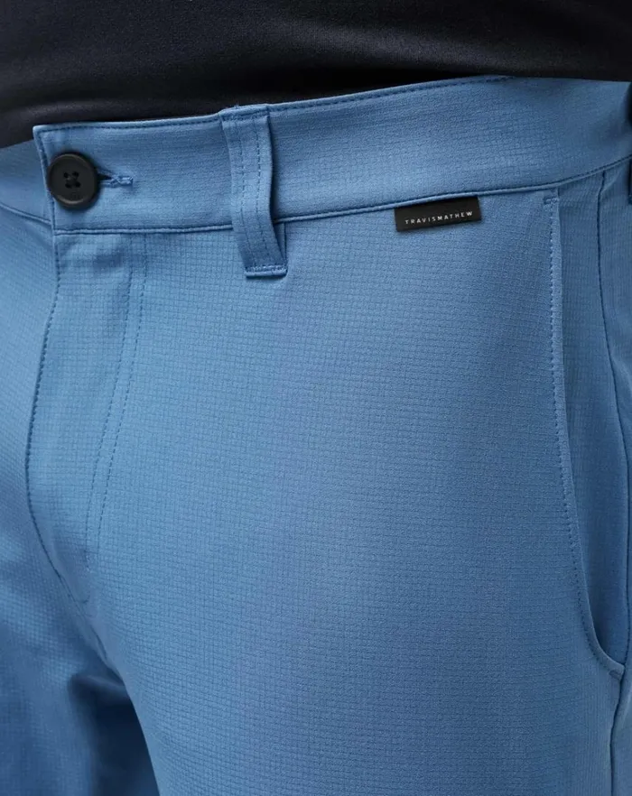 Men Shorts TravisMathew WANDERLUST SHORT 9IN Copen Blue