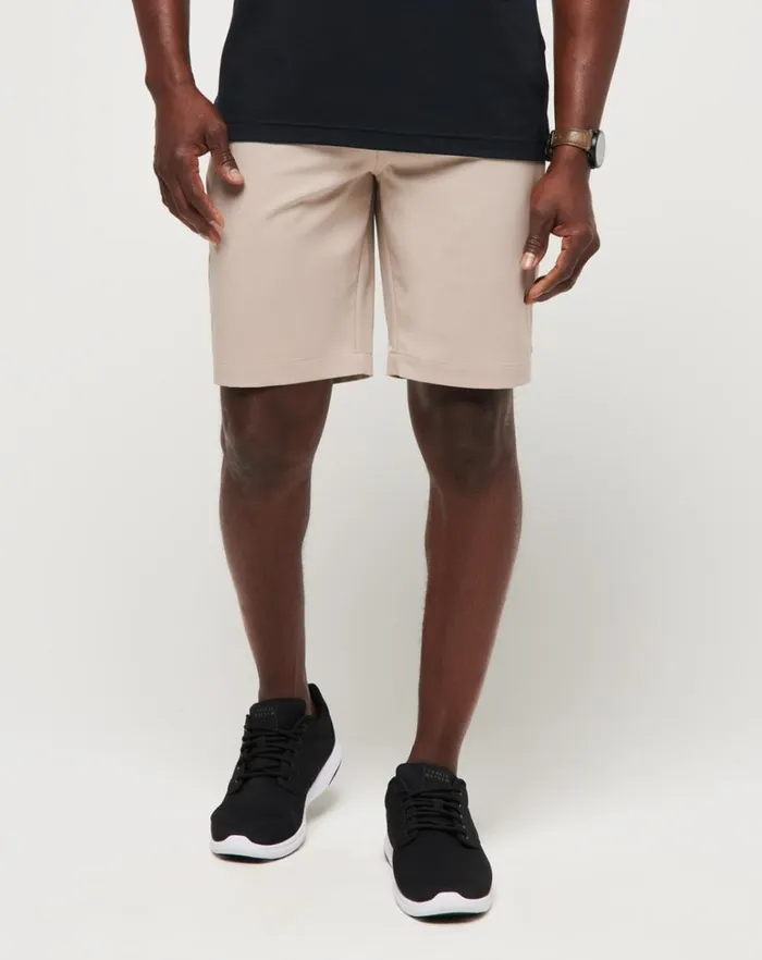 Men Shorts TravisMathew WANDERLUST SHORT 9IN Khaki
