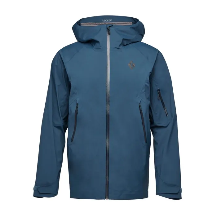 Men Ski and Snowboard Jackets Black Diamond Recon Stretch LT Shell