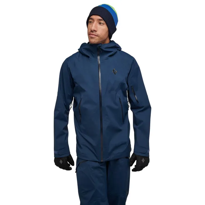 Men Ski and Snowboard Jackets Black Diamond Recon Stretch LT Shell