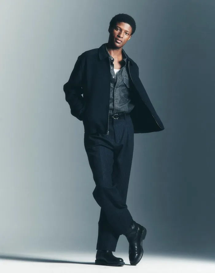 Men Suiting Madewell The Roebling Pleated Trouser In Italian Fabric Dark Navy