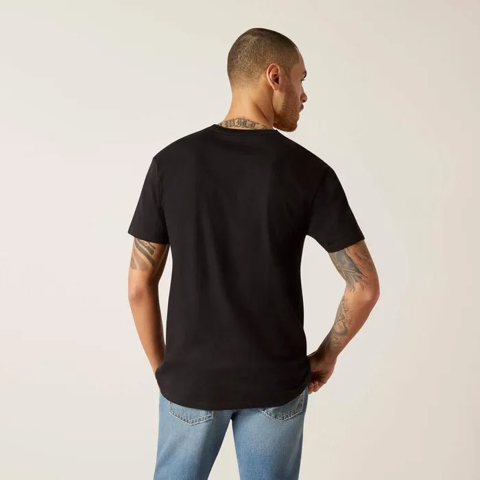 Men TShirts and Polos Ariat Ariat Viva Mexico TShirt Black