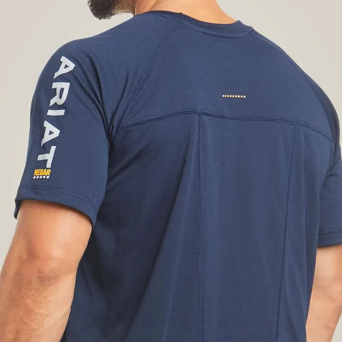 Men TShirts and Polos Ariat Rebar Heat Fighter TShirt Navy Men TShirts and Polos Ariat Rebar Heat Fighter TShirt Navy