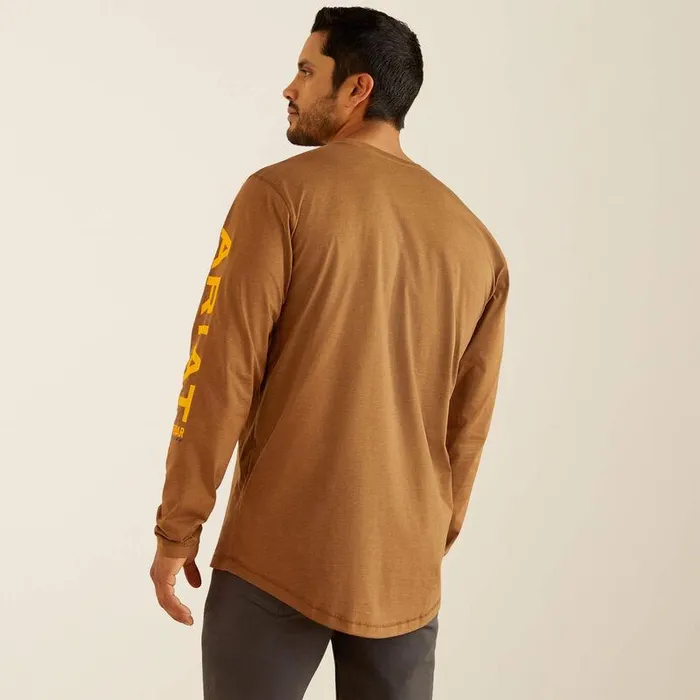 Men TShirts and Polos Ariat Rebar Workman Logo TShirt Rebar Khaki Heatherrebar Orange Men TShirts and Polos Ariat Rebar Workman Logo TShirt Rebar Khaki Heatherrebar Orange