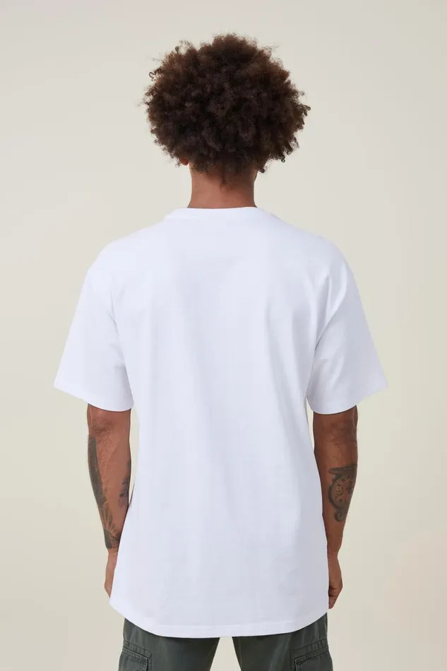 Men Tees and Tanks Cotton On Box Fit Plain TShirt White