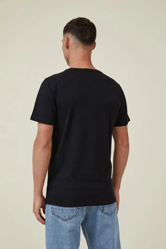 Men Tees and Tanks Cotton On Organic VNeck TShirt Black