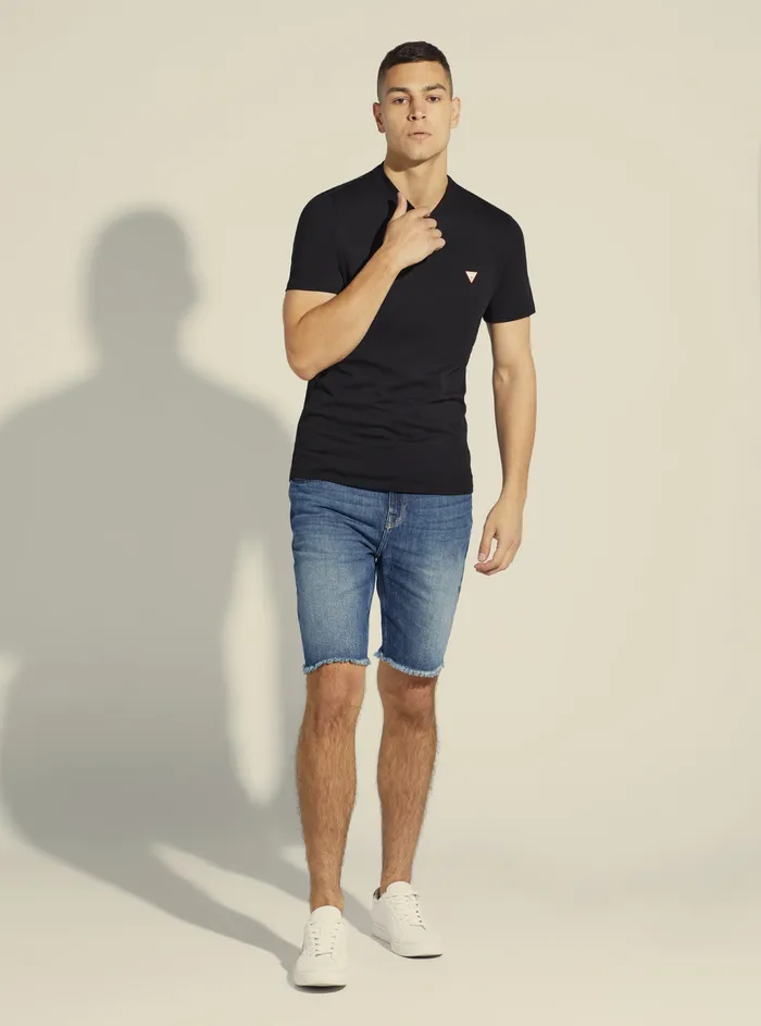 Men Tees and Tanks GUESS Black Core Logo Tshirt Men Tees and Tanks GUESS Black Core Logo Tshirt