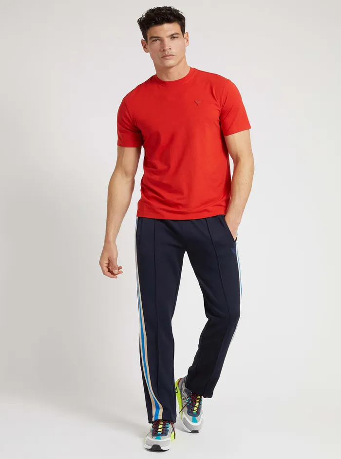Men Tees and Tanks GUESS Eco Red Hedley Active Tshirt Men Tees and Tanks GUESS Eco Red Hedley Active Tshirt
