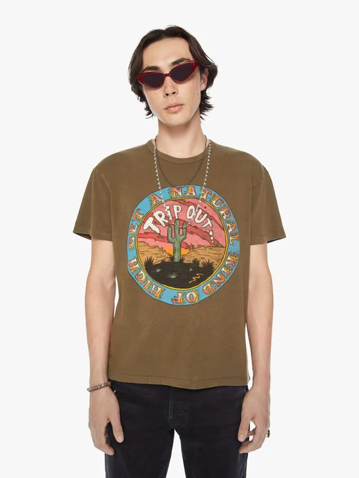 Men Tees Mother Denim The Lowdown Green dark