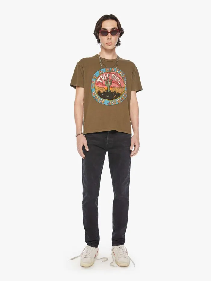 Men Tees Mother Denim The Lowdown Green dark
