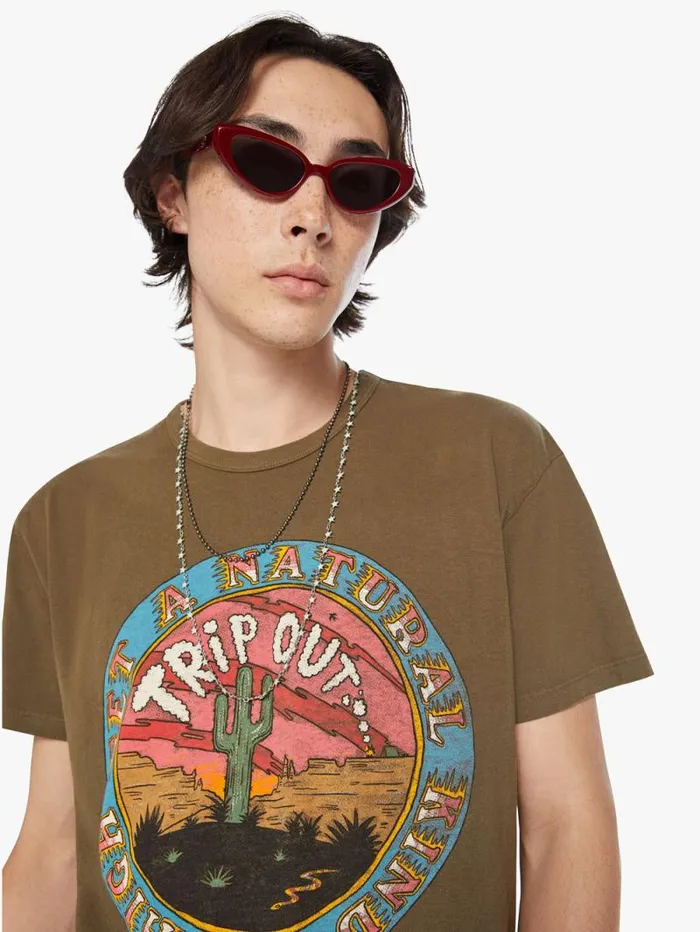 Men Tees Mother Denim The Lowdown Green dark
