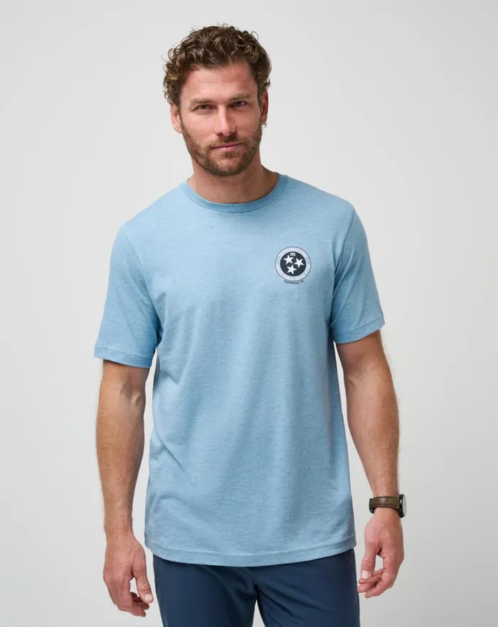 Men Tees TravisMathew BBQ MASTER 20 TEE Heather Allure