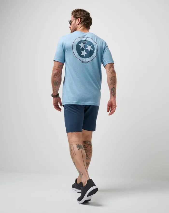 Men Tees TravisMathew BBQ MASTER 20 TEE Heather Allure