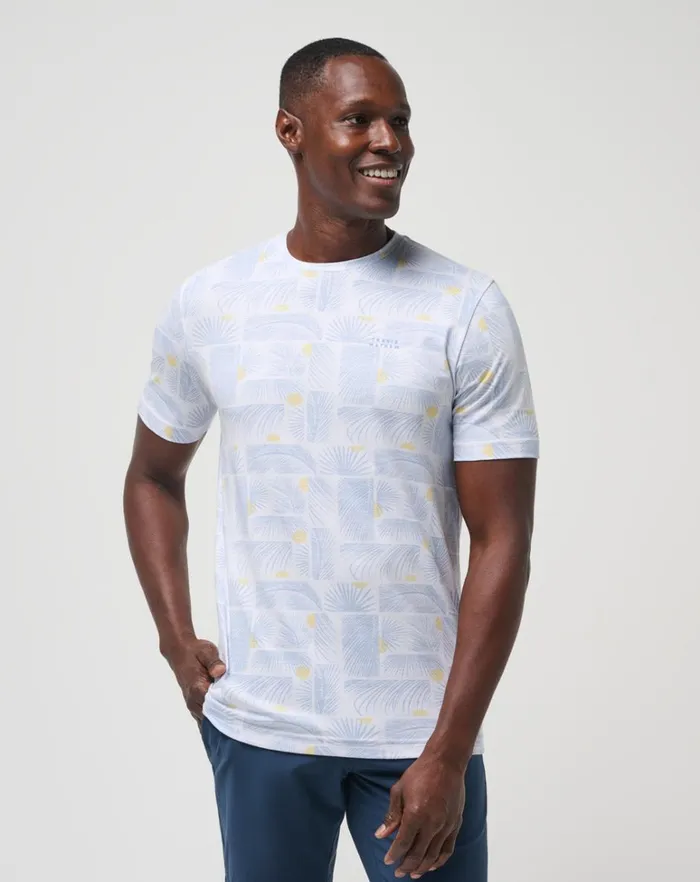 Men Tees TravisMathew CANCEL ALL CALLS TEE White