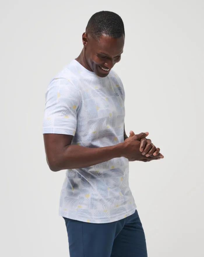Men Tees TravisMathew CANCEL ALL CALLS TEE White