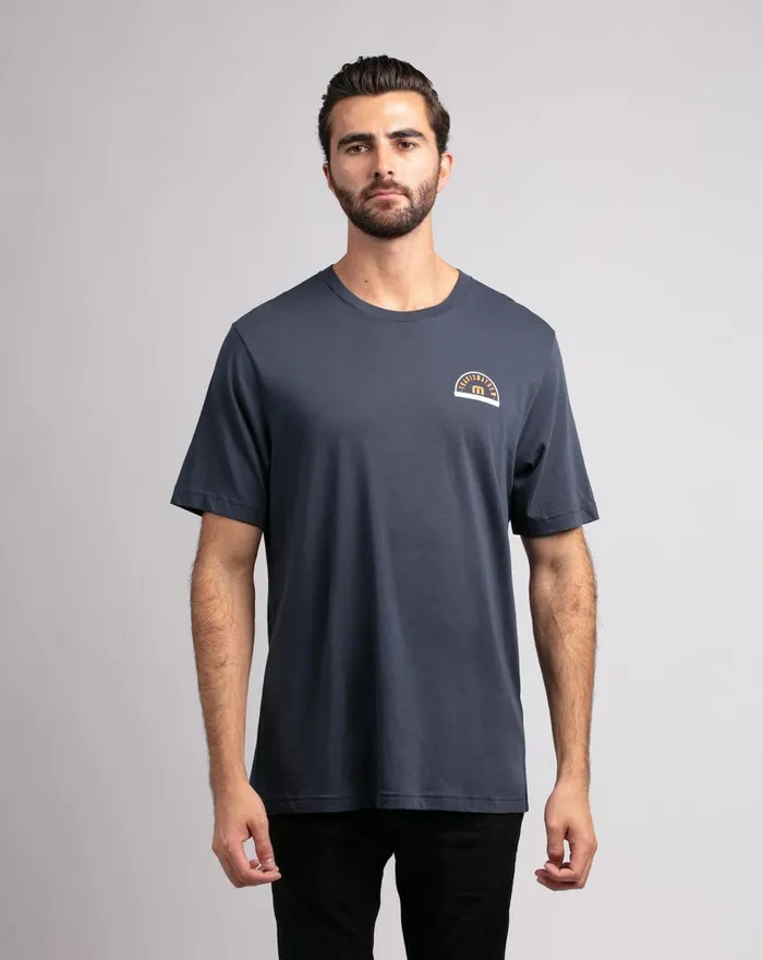Men Tees TravisMathew DA BEERS TEE Mood Indigo Men Tees TravisMathew DA BEERS TEE Mood Indigo