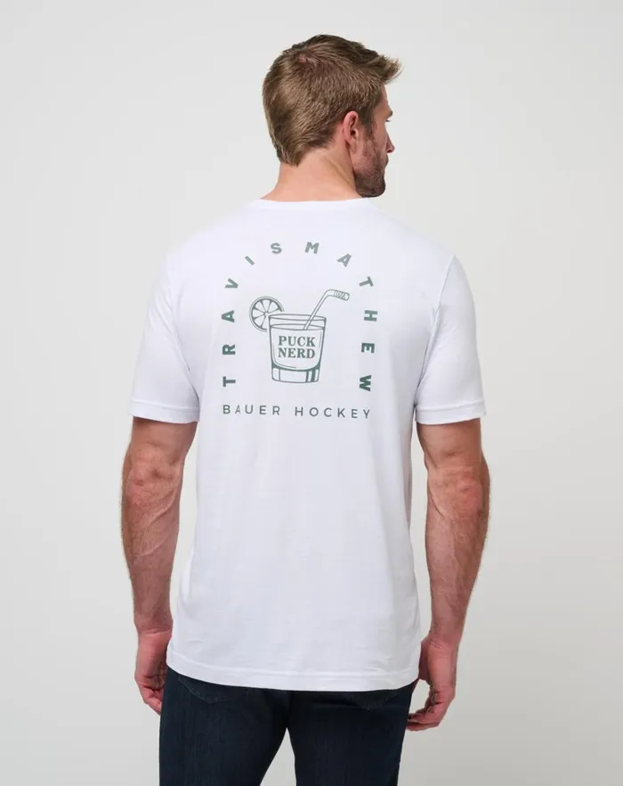 Men Tees TravisMathew DUMP AND CHASE TEE White