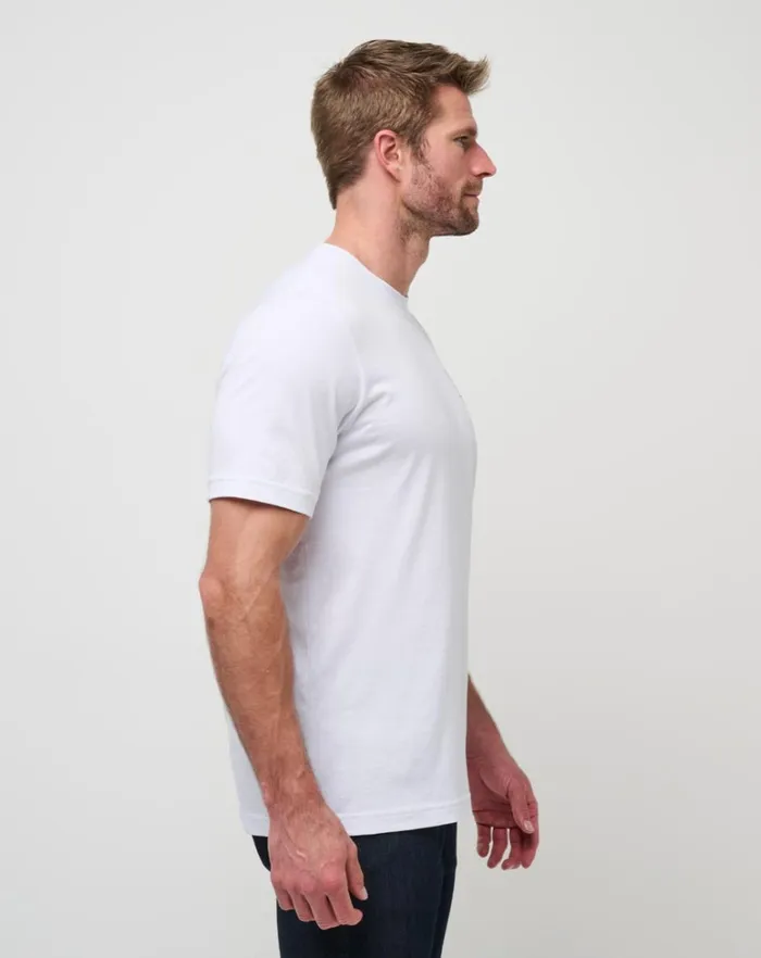Men Tees TravisMathew DUMP AND CHASE TEE White