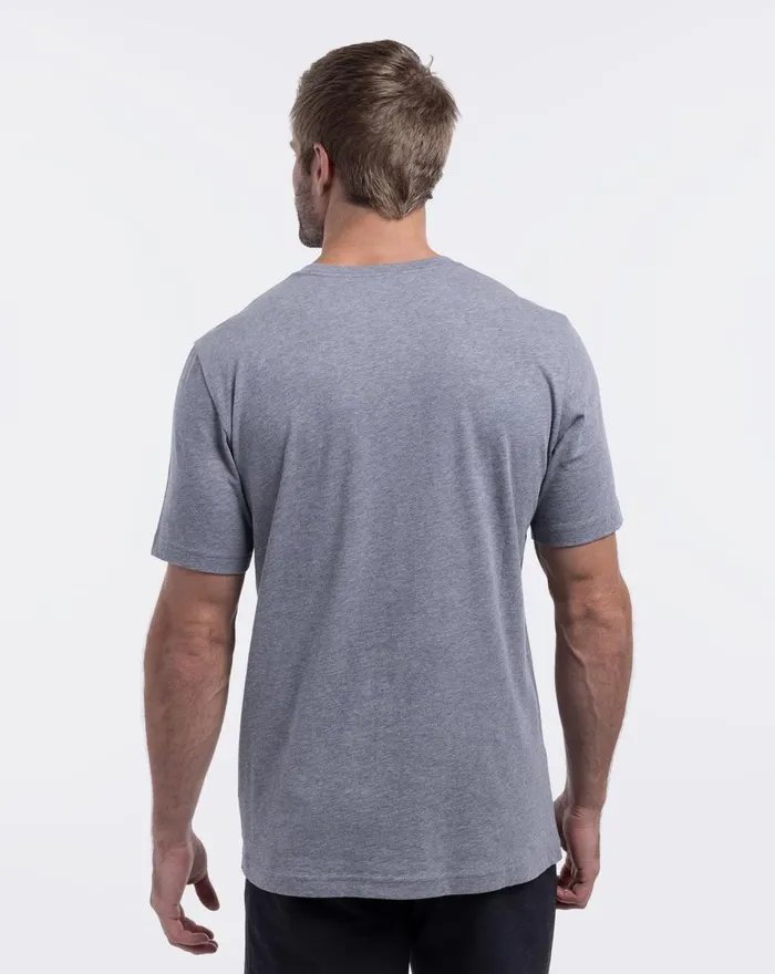Men Tees TravisMathew FOURWINDS TEE Heather Grey Men Tees TravisMathew FOURWINDS TEE Heather Grey