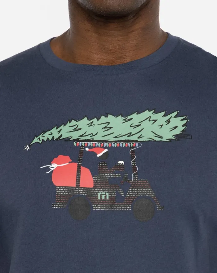 Men Tees TravisMathew JINGLE JANGLE TEE Mood Indigo Men Tees TravisMathew JINGLE JANGLE TEE Mood Indigo