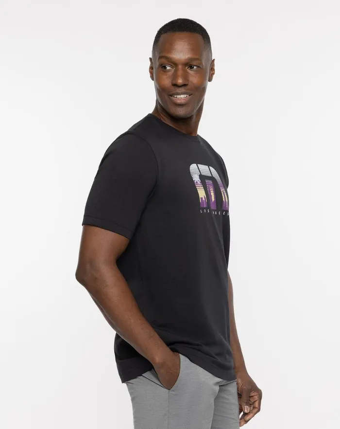 Men Tees TravisMathew SOCAL TEE Black