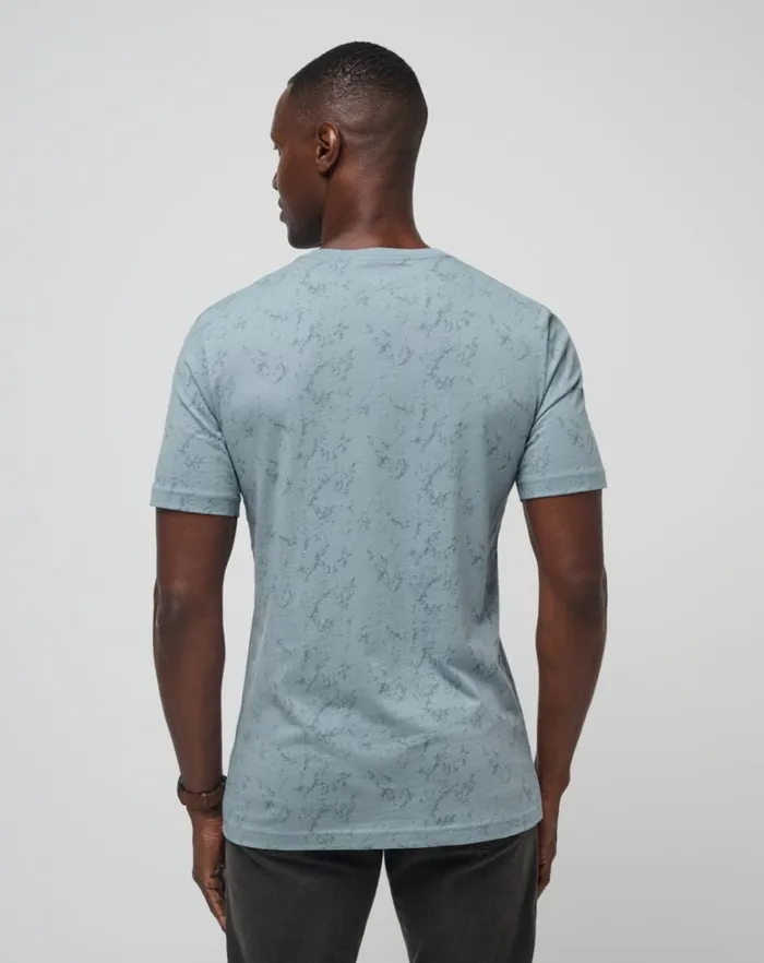 Men Tees TravisMathew WARMER TIDES POCKET TEE Dusty Blue Men Tees TravisMathew WARMER TIDES POCKET TEE Dusty Blue
