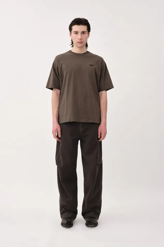 Men The Staff Tee Embroidery M 8211 Black Olive Tshirts and Tops Wonhundred