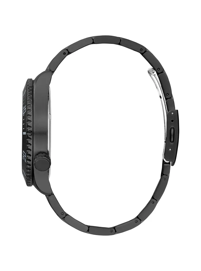 Men Watches GUESS Black Axle Watch