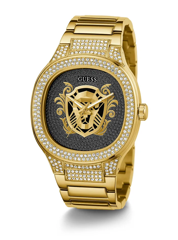 Men Watches GUESS Gold Kingdom Glitz Watch Men Watches GUESS Gold Kingdom Glitz Watch