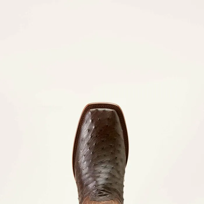 Men Western Boots Ariat Bench Made Bassett Western Boot Espresso Full Quill Ostrich Men Western Boots Ariat Bench Made Bassett Western Boot Espresso Full Quill Ostrich
