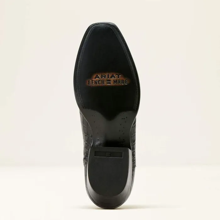 Men Western Boots Ariat Bench Made Brewer Western Boot Jet Black Nile Crocmidnight Black Men Western Boots Ariat Bench Made Brewer Western Boot Jet Black Nile Crocmidnight Black
