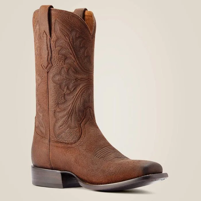Men Western Boots Ariat Bench Made Hardin Western Boot Hickory Elk Men Western Boots Ariat Bench Made Hardin Western Boot Hickory Elk