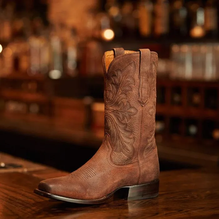 Men Western Boots Ariat Bench Made Hardin Western Boot Hickory Elk Men Western Boots Ariat Bench Made Hardin Western Boot Hickory Elk