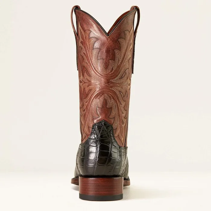 Men Western Boots Ariat Bench Made Stilwell Western Boot Black American Alligatorwhiskey Brown Men Western Boots Ariat Bench Made Stilwell Western Boot Black American Alligatorwhiskey Brown