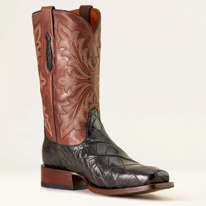 Men Western Boots Ariat Bench Made Stilwell Western Boot Black American Alligatorwhiskey Brown Men Western Boots Ariat Bench Made Stilwell Western Boot Black American Alligatorwhiskey Brown