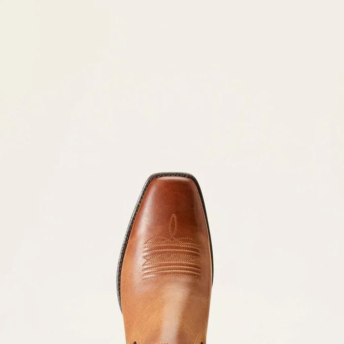 Men Western Boots Ariat Booker Ultra Square Toe Western Boot Almond Roca