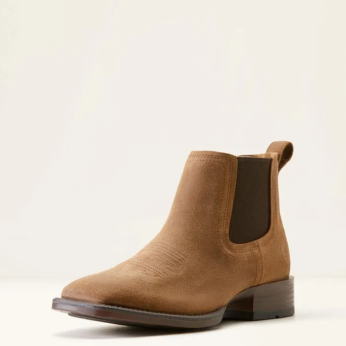 Men Western Boots Ariat Booker Ultra Western Boot Adobe Mocha