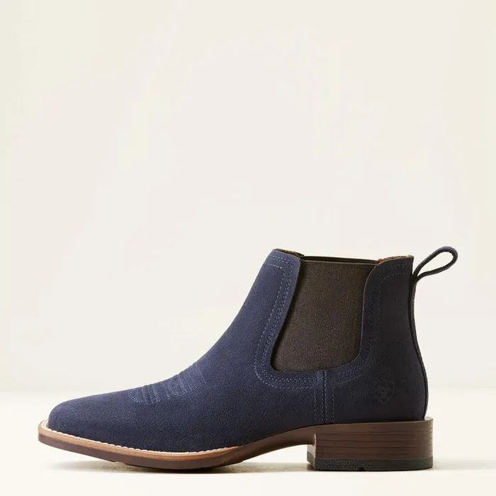 Men Western Boots Ariat Booker Ultra Western Boot Navy Suede Men Western Boots Ariat Booker Ultra Western Boot Navy Suede