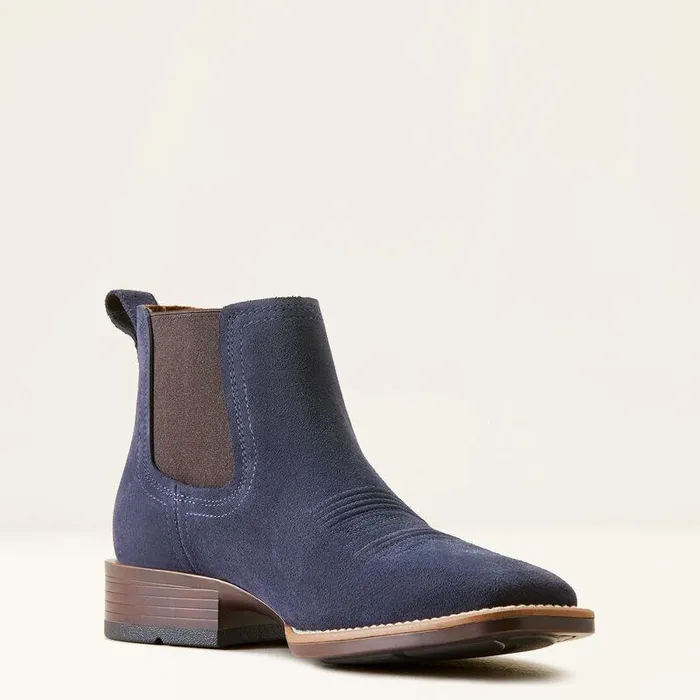 Men Western Boots Ariat Booker Ultra Western Boot Navy Suede Men Western Boots Ariat Booker Ultra Western Boot Navy Suede