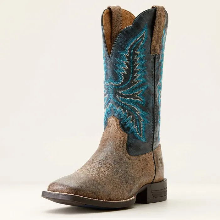 Men Western Boots Ariat Brush Creek Cowboy Boot Stoneroyal Navy