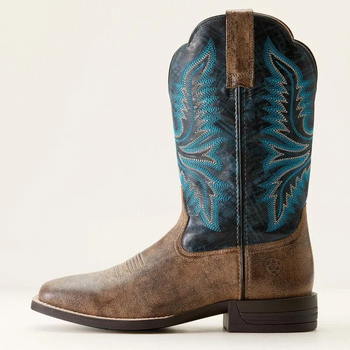 Men Western Boots Ariat Brush Creek Cowboy Boot Stoneroyal Navy