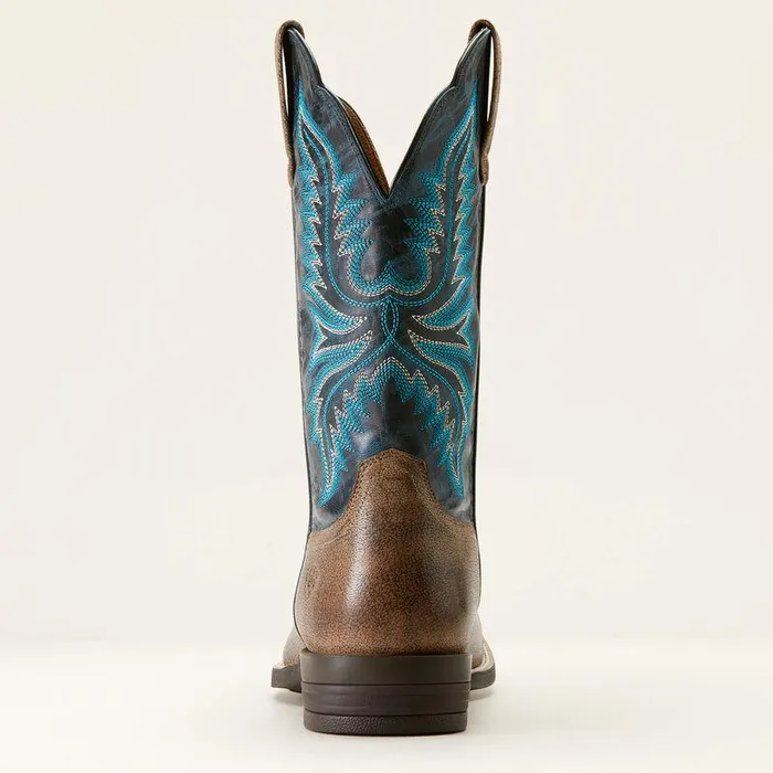 Men Western Boots Ariat Brush Creek Cowboy Boot Stoneroyal Navy