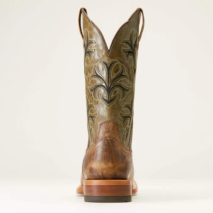 Men Western Boots Ariat Cowboss Western Boot Crinkled Brown