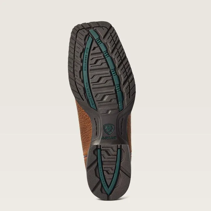 Men Western Boots Ariat Hybrid Grit Western Boot Earth Men Western Boots Ariat Hybrid Grit Western Boot Earth
