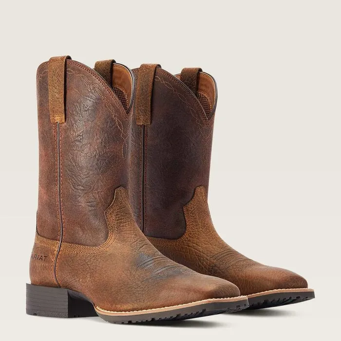 Men Western Boots Ariat Hybrid Grit Western Boot Earth Men Western Boots Ariat Hybrid Grit Western Boot Earth