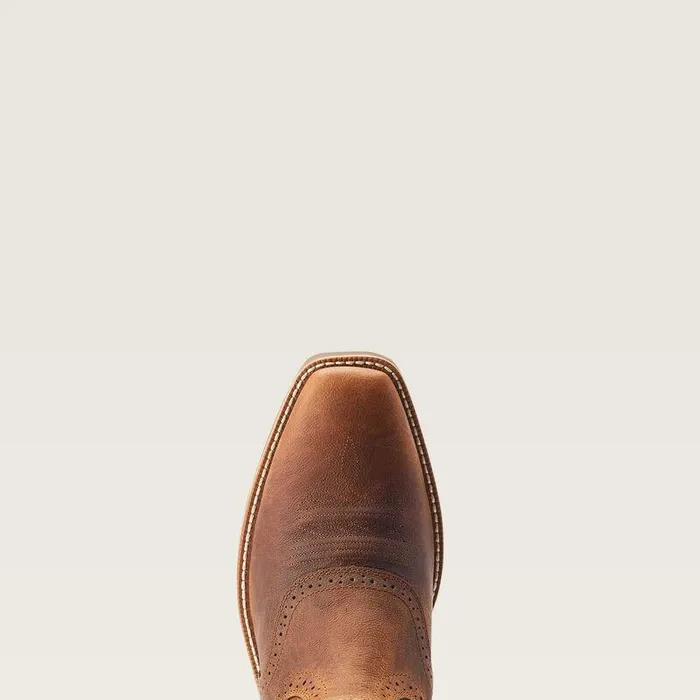 Men Western Boots Ariat Hybrid Roughstock Square Toe Cowboy Boot Sorrel Crunch Men Western Boots Ariat Hybrid Roughstock Square Toe Cowboy Boot Sorrel Crunch