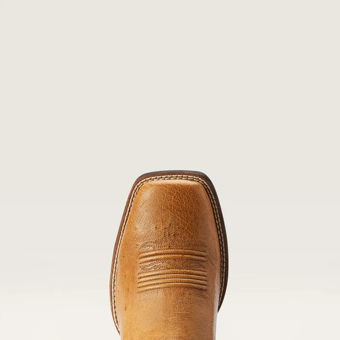 Men Western Boots Ariat Reckoning Western Boot Antique Saddle Sq Ostrich