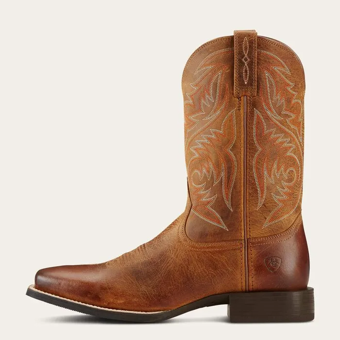 Men Western Boots Ariat Sport Herdsman Cowboy Boot Powder Brown Men Western Boots Ariat Sport Herdsman Cowboy Boot Powder Brown